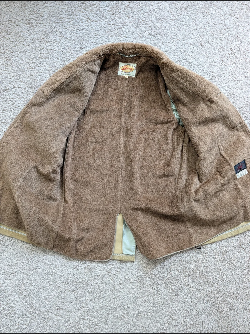Lakeland Sportswear Mens Tan Brown Ramskin Rogue Leather Rancher Jacket Size 42